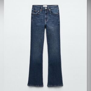 Zara full length flare jeans